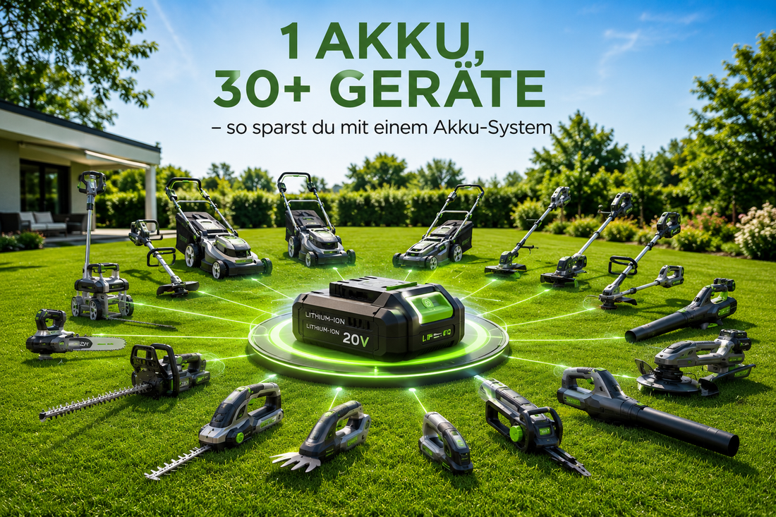 1 Akku, 30+ Geräte — so sparst du mit einem Akku-System