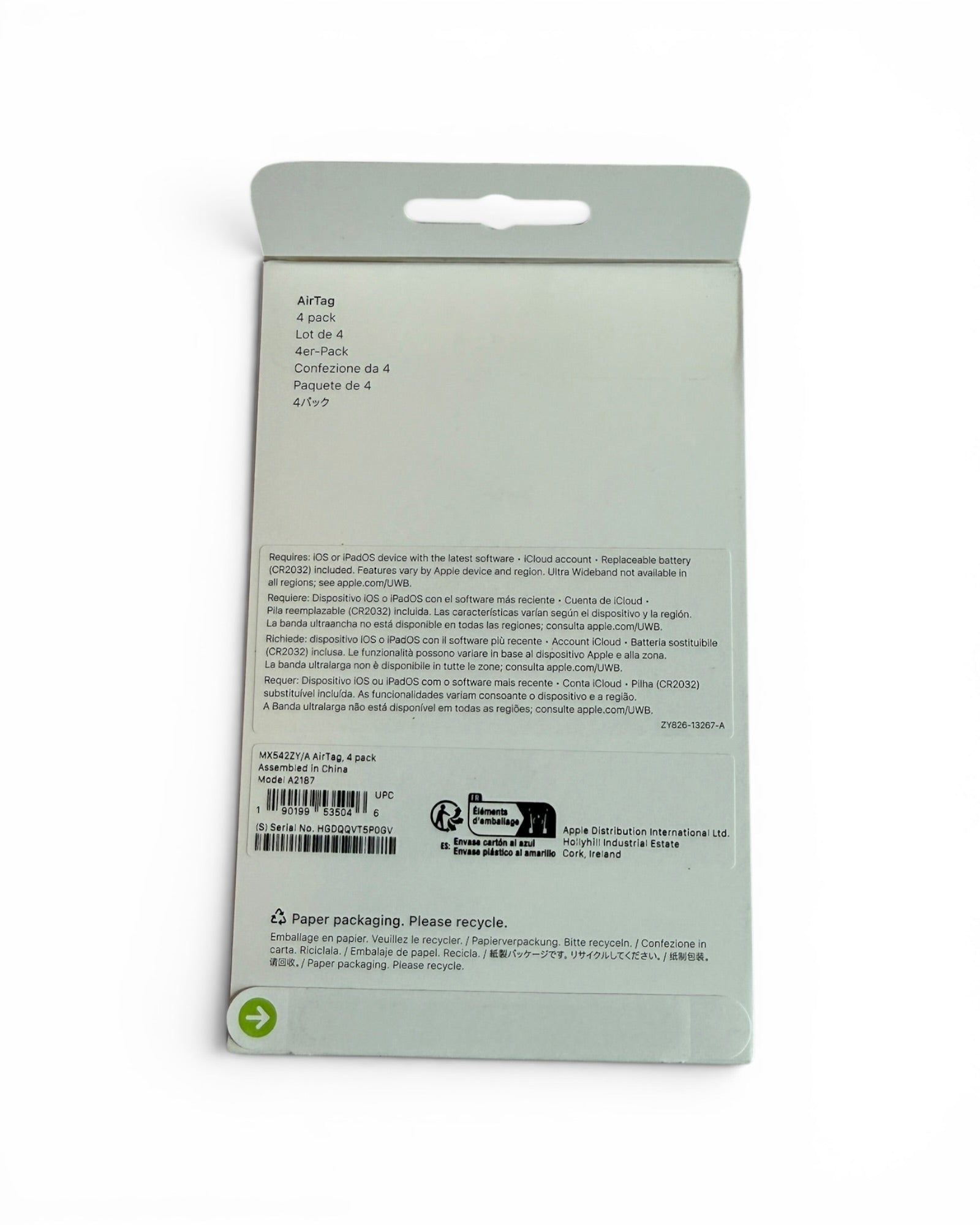 APPLE AirTag 1. Gen. 4er Pack Tracker
